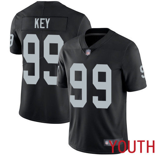 Oakland Raiders Limited Black Youth Arden Key Home Jersey NFL Football 99 Vapor Untouchable Jersey